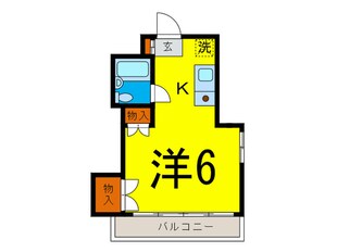 金原ハイツの物件間取画像